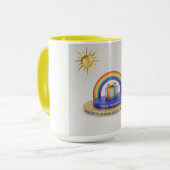 Sun Splashed Rainbow Mug マグカップ (正面左)