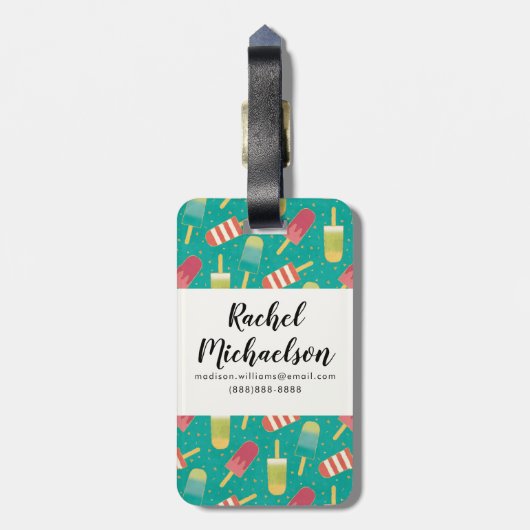 Sun Stepのおもしろい ラゲッジタグ (裏面縦)