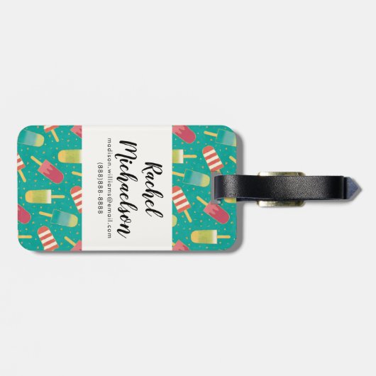 Sun Stepのおもしろい ラゲッジタグ (裏面横)