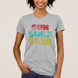 Sun Surf Sand – ウィメンズシャツ Tシャツ