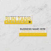 Sun TANSはっきりしたの顧客ロイヤリティ ロイヤリティカード (正面/裏面)