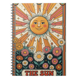 Sun Tarot Notebook, Boho Sun Journal ノートブック