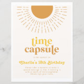 Sun Timeカプセル標識 | Sun誕生日 (正面)