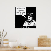 Sun Tzu --軍隊中国の戦略家 ポスター (キッチン)