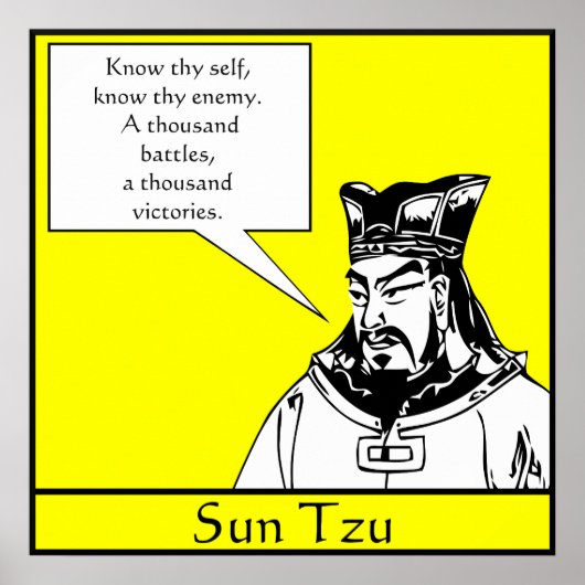 Sun Tzu --軍隊中国の戦略家 ポスター (正面)