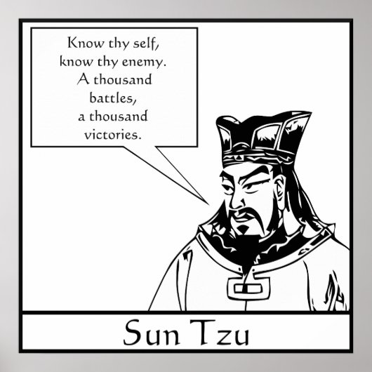 Sun Tzu --軍隊中国の戦略家 ポスター (正面)
