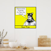 Sun Tzu -- Chinese Military Strategist ポスター (キッチン)