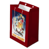 Sun ValleyポスターのSonja Henjeのモンタージュ ミディアムペーパーバッグ (裏面アングル)