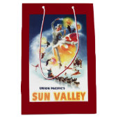 Sun ValleyポスターのSonja Henjeのモンタージュ ミディアムペーパーバッグ (正面)