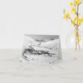 Sun Valley、1940年頃アイダホの冬、 カード (黄色い花)