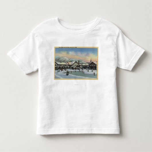 Sun Valley、ID -冬の挑戦者のイン トドラーTシャツ (正面)