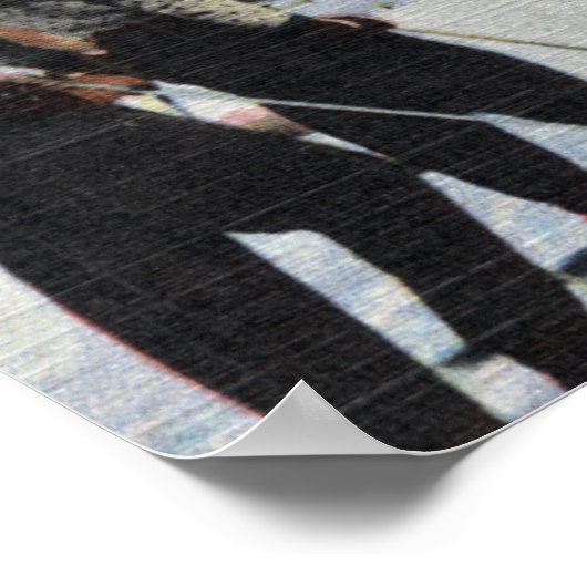 Sun Valley, ID - Winter Scene of Sun Valley ポスター (角)