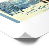 Sun Valley Idaho ski resort ポスター (角)