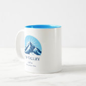 Sun Valley Idaho ski resort souvenir ツートーンマグカップ (正面左)