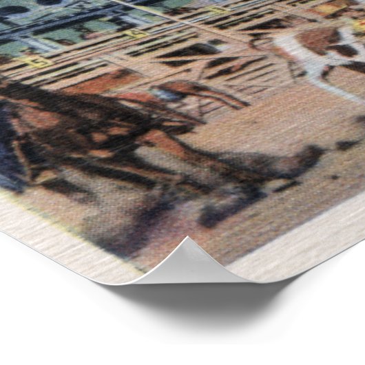 Sun Valley, IDRodeo Bull Doging Scenes ポスター (角)