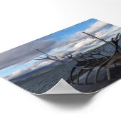 Sun Voyager monument in Reykjavík ポスター (角)