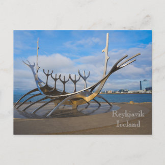 Sun Voyager, Reykjavik，アイスランド，はがき ポストカード