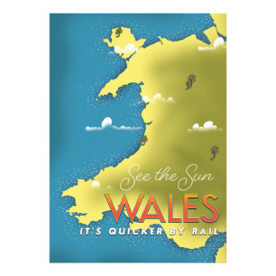 Sun Wales旅行ポスターを参照。 フォトプリント