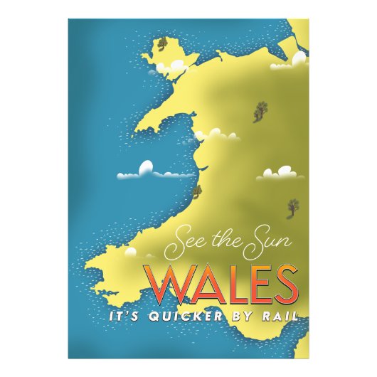 Sun Wales旅行ポスターを参照。 フォトプリント (正面)