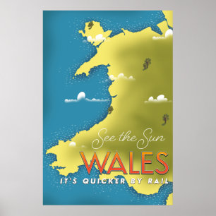 Sun Wales旅行ポスターを参照。 ポスター