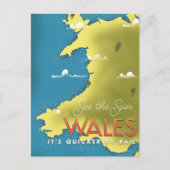 Sun Wales旅行ポスターを参照。 ポストカード (正面)