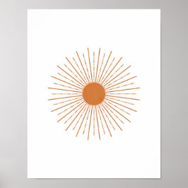 Sun Wall Decor, Sun Poster, Sun Art Print ポスター