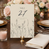 Sun-Washed Garden Border Wedding ID1283 招待状