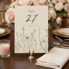 Sun-Washed Garden Border Wedding ID1283 招待状