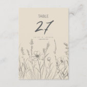 Sun-Washed Garden Border Wedding ID1283 招待状 (正面)