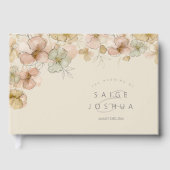 Sun-Washed Garden Floral Wedding ID1283 ゲストブック (正面)
