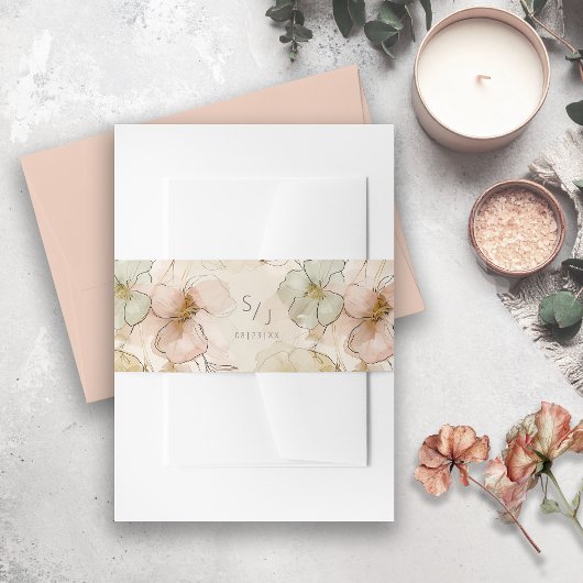 Sun-Washed Garden Wedding ID1283 招待状ベリーバンド