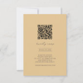 Sun-Washed Garden Wedding QR Code ID1283 出欠カード (裏面)