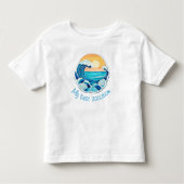 Sun, waves, shell トドラーTシャツ (正面)