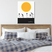 Sun Worshipers Streted Canvas Print キャンバスプリント (インサイチュ (寝室))