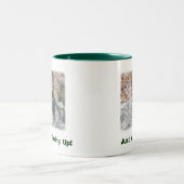 Sun Worshipping カラフル Collated Lizard写真 ツートーンマグカップ (中央)