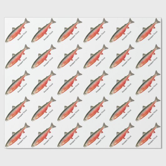 Sunapeeのマスはパターンを採取します ラッピングペーパー (フラット)