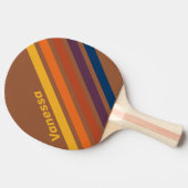 Sunbaked Clay Angled Striping with Name 卓球ラケット (横)