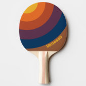 Sunbaked Clay Circle Stripe with Name 卓球ラケット (裏面)