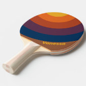 Sunbaked Clay Circle Stripe with Name 卓球ラケット (正面アングル)