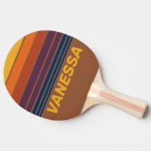 Sunbaked Clay Horizon Striping with Name 卓球ラケット (横)
