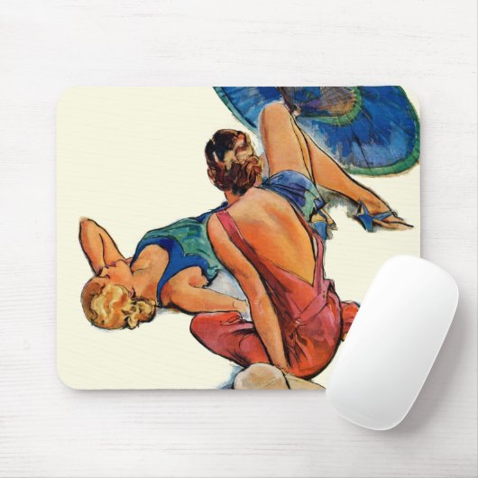 Sunbathers マウスパッド (マウス)