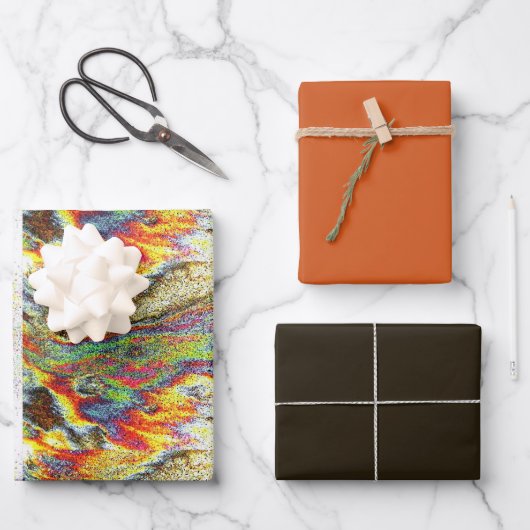 Sunbeam Flare Design  ラッピングペーパーシート (正面)