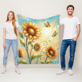 Sunbeam Serenade フリースブランケット