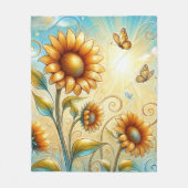 Sunbeam Serenade フリースブランケット (正面)