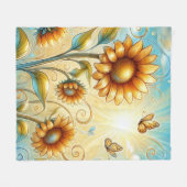 Sunbeam Serenade フリースブランケット (正面(横))