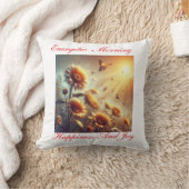 "Sunbeam & Sunflower Bliss" クッション (ブランケット)