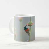 sunbirdの写真が付いているマグ コーヒーマグカップ (正面左)