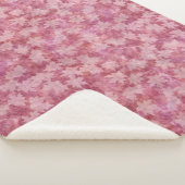 Sunbleached Maple Leaves on Red Sherpa Blanket シェルパブランケット (3/4)