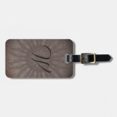 Sunburst boho mandala ラゲッジタグ (正面横)