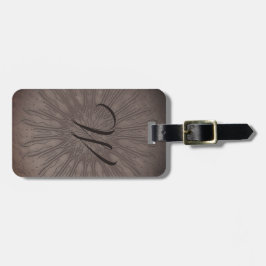 Sunburst boho mandala ラゲッジタグ